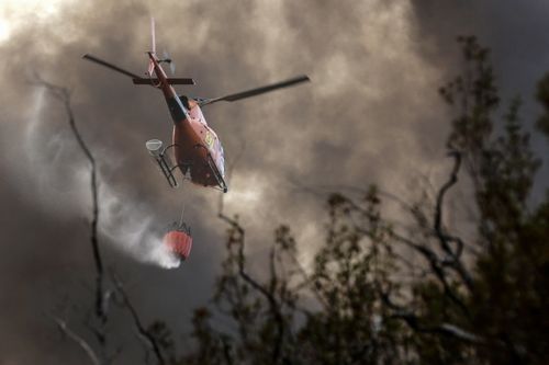 Wildfires are burning because of the hot dry conditions