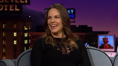 Hillary Swank The Late Late Show with James Corden