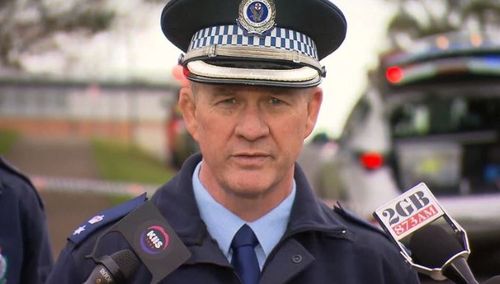 Supt Critchlow said a child being murdered in his own home was 'as bad as it gets'. Picture: 9News