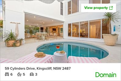 Margot Robbie property luxury design real estate listing Domain