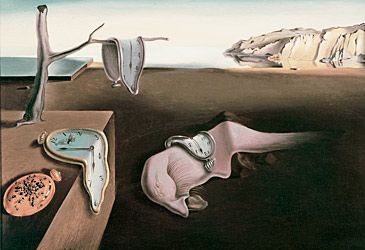 What is the title of the painting by Salvador Dali above?