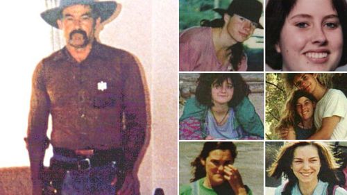 Ivan Milat and photos of his victims