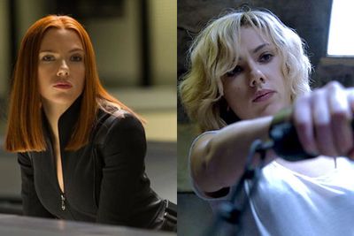 <b>US$17 million</b><br/><br/>The box office success of blockbuster <i>Captain America: The Winter Soldier</i> meant that Scar-Jo got to embrace more indie flicks (<i>Under the Skin</i>, <i>Her</i> and <i>Don Jon</i>) in 2013 without breaking the bank. But <i>Lucy</i>'s success in 2014 is sure to catapult her to the top of the list next year.<br/><br/>Left: <i>Captain America: The Winter Soldier</i> / Disney. Right: <i>Lucy</i> / Universal Pictures.