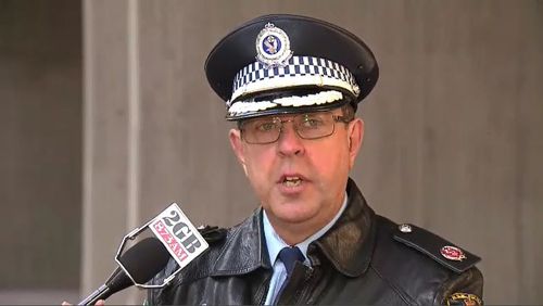NSW Police have described the actions of the young men as 'cowardly' after officers were also injured in the commotion. Picture: 9NEWS.