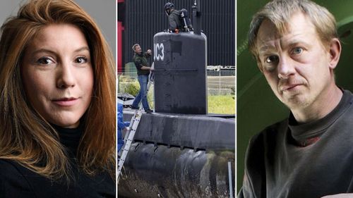Peter Madsen, right, is accused of killing Kim Wall aboard his homemade submarine last year. 