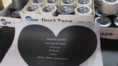 Valentine's Day duct take 'joke' shared on Reddit