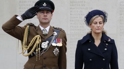 Royals attend service