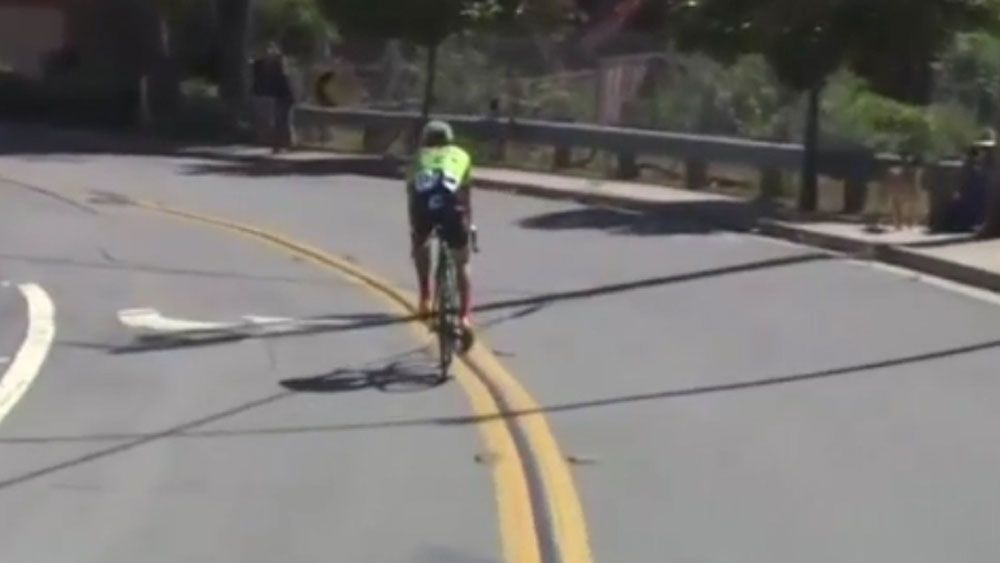 Latvian rider suffers massive crash at Tour of California