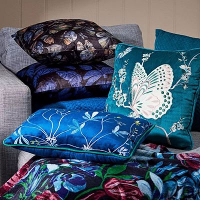 Cushions and throws: $10 to $14