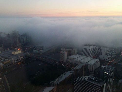 Melbourne becomes Gotham City: The best photos from three days of heavy fog