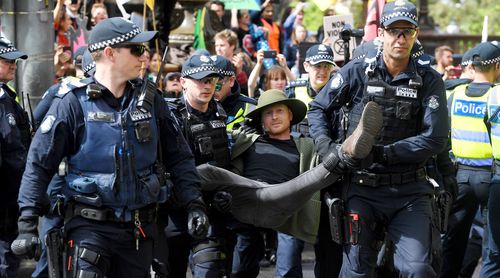 More arrests are likely today as Extinction Rebellion protests hit public transport in major Australian cities.