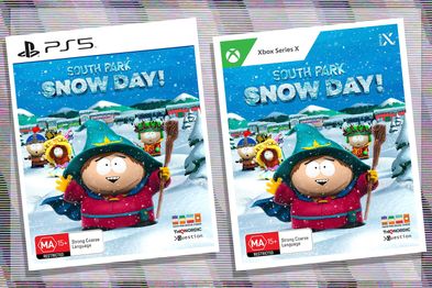 9PR: South Park: Snow Day PlayStation 5 and Xbox Series X game covers
