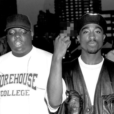 Tupac Shakur and The Notorious B.I.G.