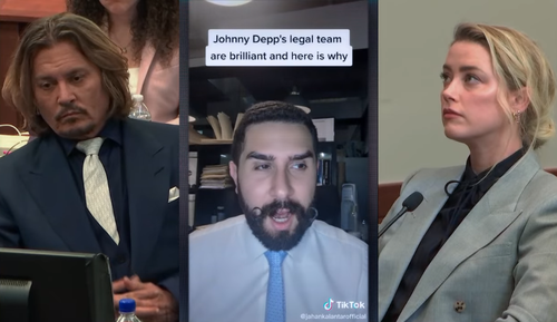 Criminal defence lawyer Jahan Kalantar gained a huge following on TikTok when he posted daily insights during the Johnny Depp and Amber Heard trial.