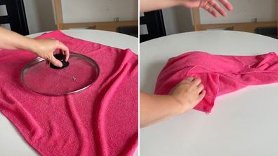 TikTok cleaning hack sofa