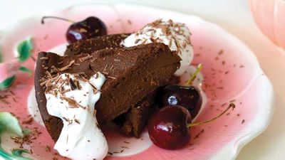 Hayley Cavicchiolo's rich chocolate cake