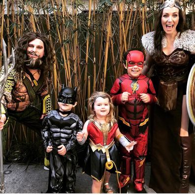 David Campbell and his family love dressing up