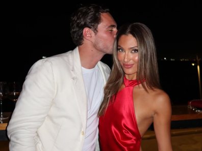 Hannah Dal Sasso with Rupert McLean at Ralph Lauren Fragrances' 'The Moment Before' soirée.