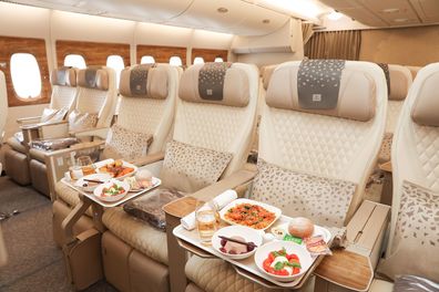 emirates premium economy cabin australia
