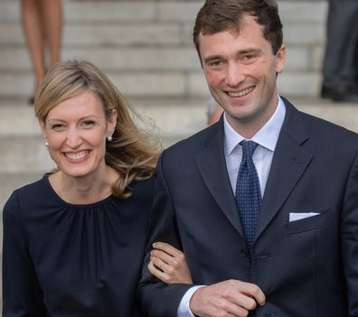 Royal Baby Belgium's Prince Amedeo and Princess Elisabetta