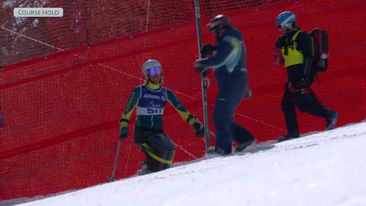 Josh Hanlon's ugly crash moments into first race