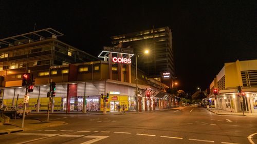 DARWIN, AUSTRALIA - AUGUST 16: Darwin CBD during lockdown on August 16, 2021 in Darwin, Australia. Northern Territory Chief Minister Michael Gunner has announced a snap three-day lockdown for Greater Darwin and the Katherine regions following a confirmed positive COVID-19 case who spent time in the community while infectious. Restrictions came into effect at midday and will be in place for 72 hours, set to expire at midday on Thursday  19 August. (Photo by Charlie Bliss/Getty Images)