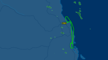 Qantas flight QF703 turned back to Cairns after Controlled shutdown.