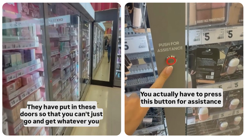 Sydney Kmart locks up beauty products