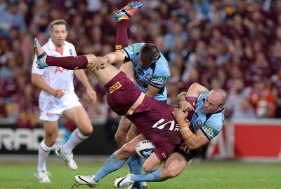 <b>The State of Origin's 100th match couldn't have been scripted much better.</b><br/><br/>New South Wales saw off Queensland in an epic match at Brisbane's Suncorp Stadium that was punctuated by drama from the opening salvos.<br/><br/>While the Maroons face the rest of the series without Cooper Cronk, who broke his arm, New South Wales will be sweating on the future of Josh Reynolds who was reported for a dangerous tackle.<br/><br/><a href="http://livescores.ninemsn.com.au/matches/nrl/match32867.html"><b>Match stats:</b> QLD v NSW</a><br/><a href="http://www.jump-in.com.au/show/state-of-origin/#/show/state-of-origin/#/show/state-of-origin/"><b>9jumpin:</b> Origin video</a></p><br/><br/><br/><br/>