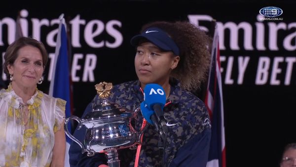 Lænestol format Bytte Australian Open women's final 2021: Naomi Osaka acceptance speech after win