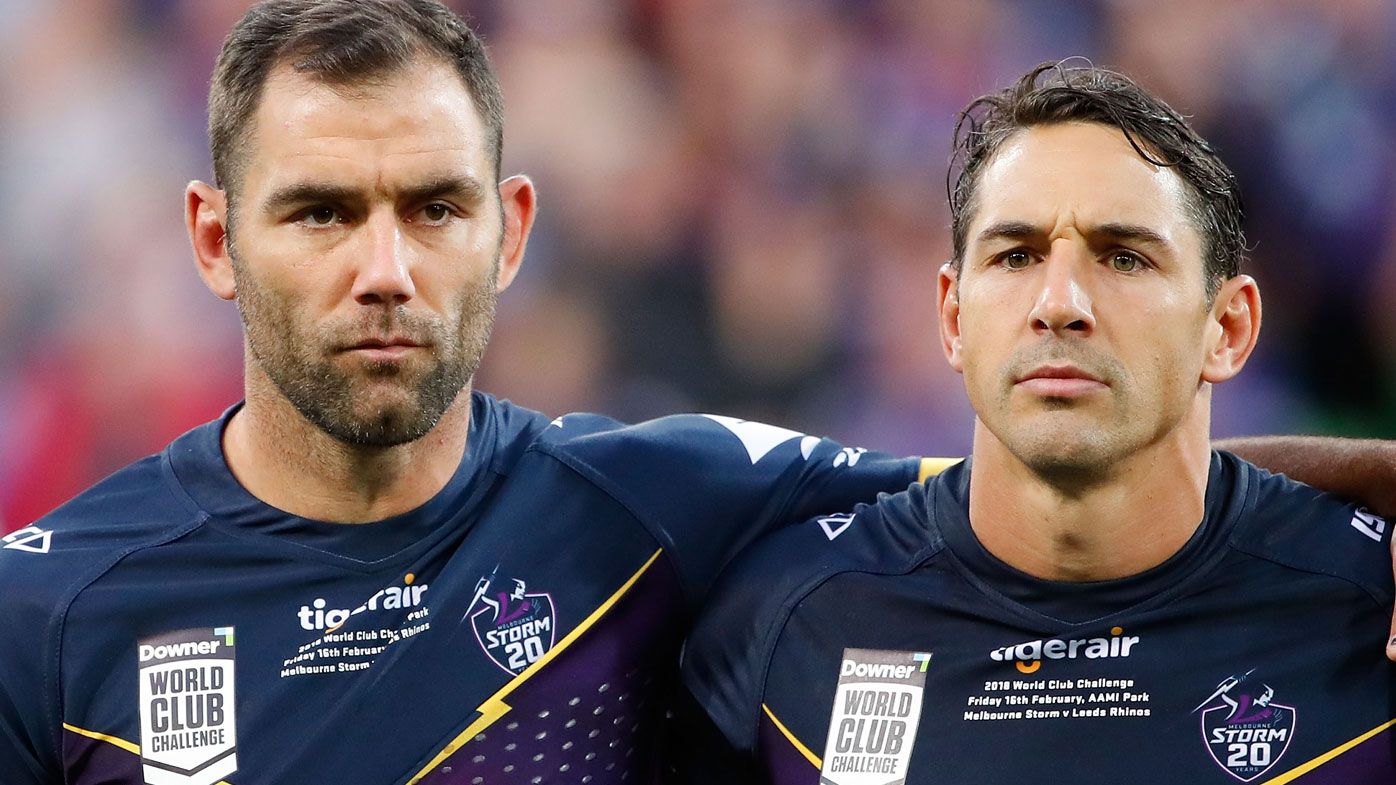 Cameron Smith and Billy Slater formed an integral part of not only the Storm but each other&#x27;s careers. (Getty)