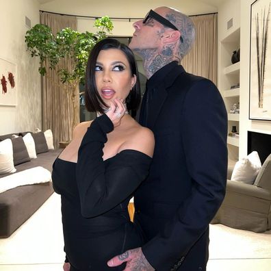 Kourtney Kardashian and Travis Barker