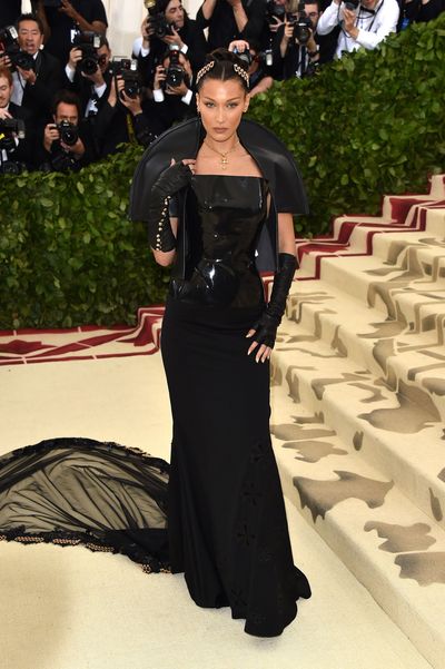 <p>We don't care what the naysayers on Twitter and Instagram have to say.&nbsp; Bella Hadid in this custom-made dress from cult label, Chrome Hearts, hit all the right notes of style, sex, appeal and slickness.&nbsp;</p>
<p>&nbsp;</p>