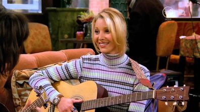 Lisa Kudrow, Phoebe, Smelly Cat, Lady Gaga, duet, reunion, Friends 