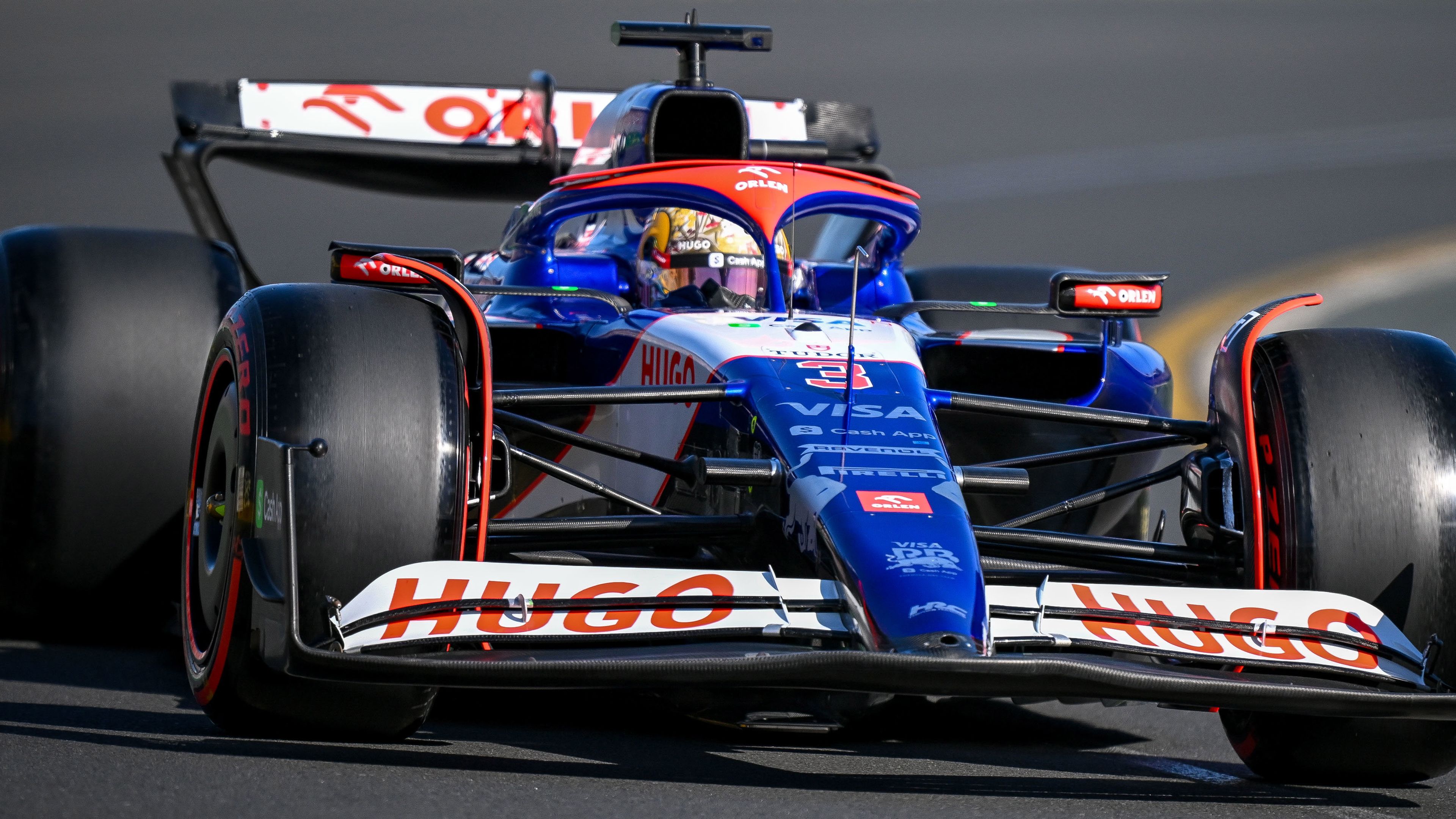 Daniel Ricciardo in his RB at the Australian Grand Prix.