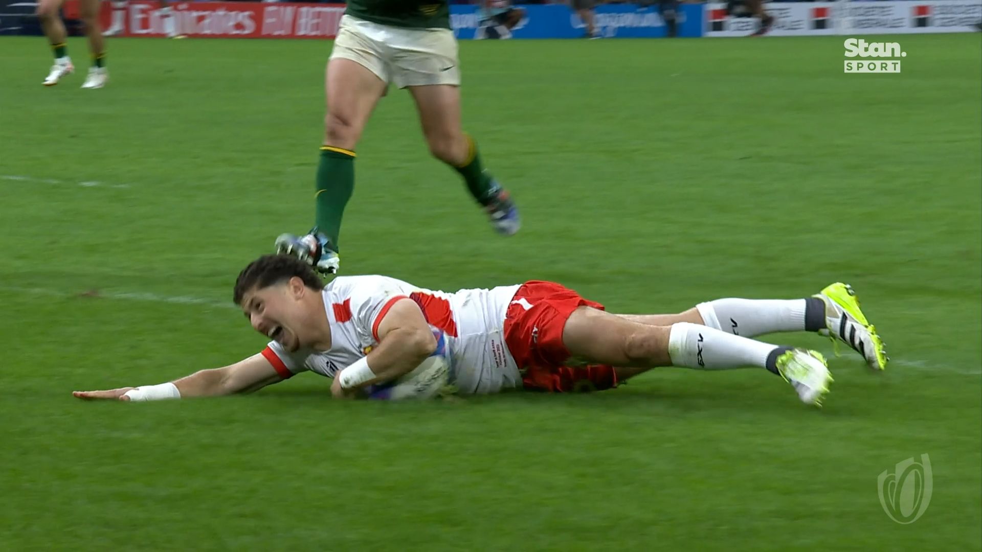 Rugby World Cup highlights: Tongan bench bolter Patrick Pellegrini stuns World Cup favourites