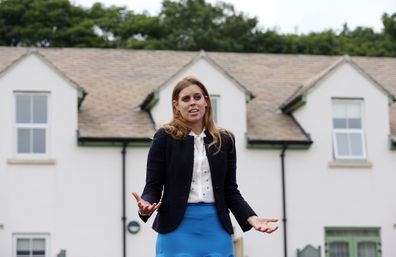 Princess Beatrice during her visit to the Forget Me Not Children Hospice in Huddersfield. 
