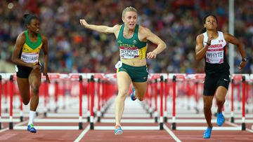 Star of the track: the 27-year-old brought home gold in the final, after a week of controversy and an injury-plagued lead-up to the Glasgow Commonwealth Games. (Getty Images)