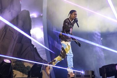 Travis Scott performs at Astroworld Festival