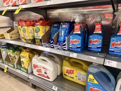 bulk cleaning products big w price comparison