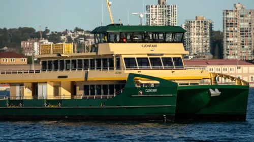 A teenager was rescued from Sydney Harbour after falling overboard from a ferry.