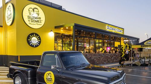 O restaurante Guzman Y Gomez em Ripley, a sudoeste de Brisbane.