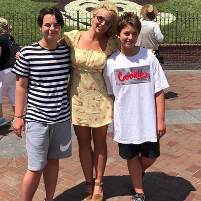 Britney Spears and her sons