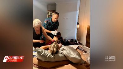 When Chelsea Reidy went into labour with her second child, she and her husband thought it would take hours for their new son to arrive.But it only took minutes. Luckily for the couple, Chelsea's mum Yvette Shepherd got there just in time.