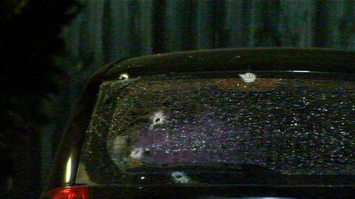 Three gunshots were heard by neighbours at 2.20am this morning. Picture:9NEWS