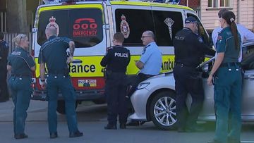 A major crime scene has been declared at a Queensland home after a man was shot dead by police.