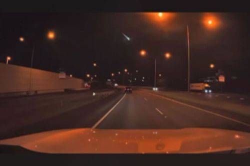 Meteor shower in eastern Australia