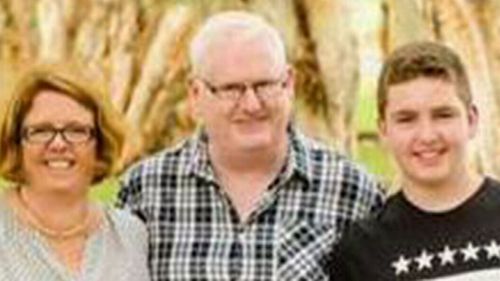 Byron Woods, 48, suffered a 7cm deep stab wound medics say could have killed him in the attack which happened just after 3am on Sunday morning in Holloway Street, Pagewood.