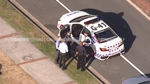 Police arrived at the scene. (9NEWS)
