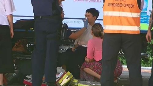 A teenager was also treated by paramedics at the scene. (9NEWS)